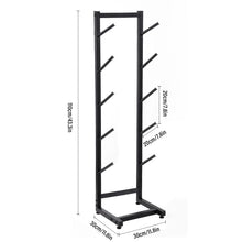 Load image into Gallery viewer, Single/Double Sided Skateboard Rack, 5-Tier Metal Skate Board Organizer
