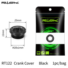 Load image into Gallery viewer, 1pc Risk M20*8 Titanium Alloy Crank Cover,for Deore/XT/XTR 105/SLX/UT/DA Bike
