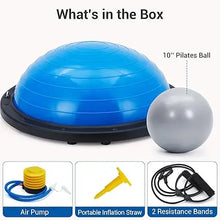 Load image into Gallery viewer, Half Exercise Ball,60Cm Balance Ball TrainerFor Yoga Workouts Pilates Fitness

