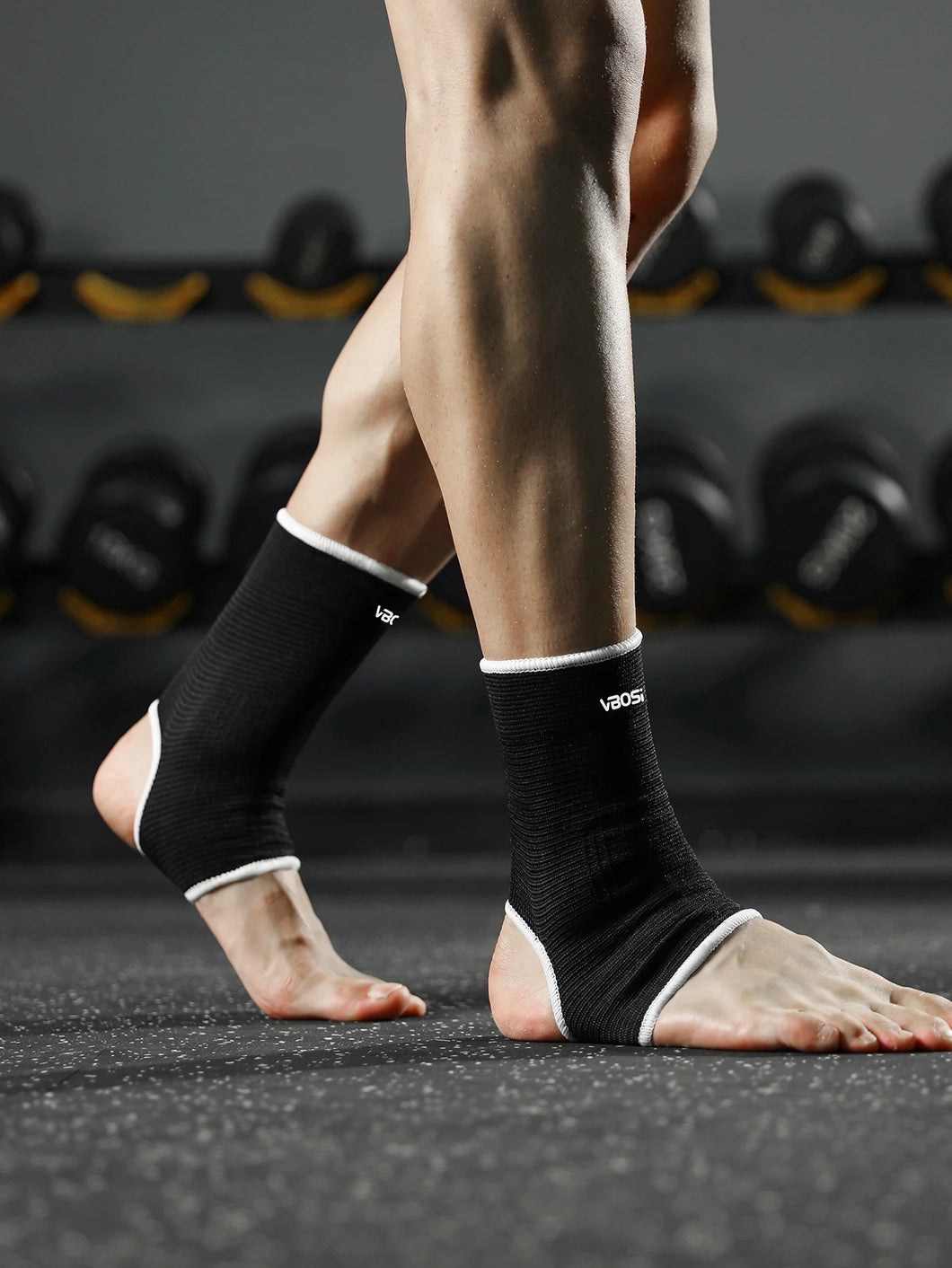 1 Pair One Size Elastic Breathable Ankle Support Sleves