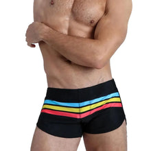 Load image into Gallery viewer, Mens Swimsuit Swim Trunks Strip Swimwear
