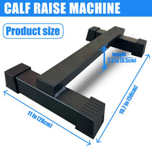 Load image into Gallery viewer, Wide and High Standing Calf Raise Bar Machine
