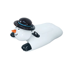 Load image into Gallery viewer, Winter Snow Tube Inflatable Snow Tube Winter Snowman Snow Tube Inflatable Snow Sled
