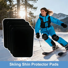 Load image into Gallery viewer, 4PCS Ski Shin Guards Cuttable Snowboard Leg Pads
