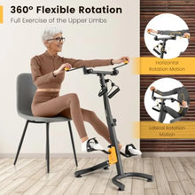 Load image into Gallery viewer, Foldable Pedal Exerciser for Seniors Hand Arm Leg Knee Physical Therapy Exercise
