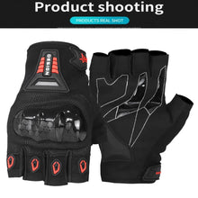Load image into Gallery viewer, Fingerless Driving Motorcycle Biker Gloves Cycling Biking Gloves for Men Women

