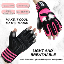 Load image into Gallery viewer, Workout Gloves with Wrist Wrap Support,
