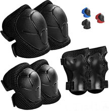 Load image into Gallery viewer, Kids Protective Gear Knee Pads and Elbow Pads 3 in 1 with Wrist Guard for Rollerblading Skateboard
