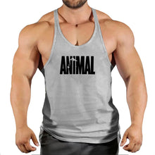 Load image into Gallery viewer, Gym Top Men Muscular Man Fitness Men&#39;s Vest Stringer Vests Shirt Bodybuilding Clothing

