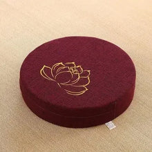 Load image into Gallery viewer, Linen Pillow for Meditation
