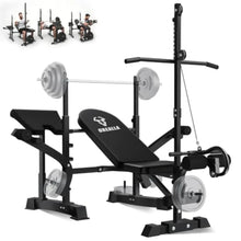Load image into Gallery viewer, Adjustable Weight Bench Press Set
