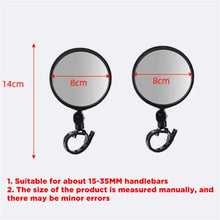 Load image into Gallery viewer, Universal Bicycle Mirror Rearview Adjustable Rotate Wide-Angle
