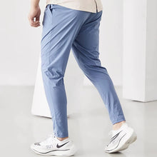 Load image into Gallery viewer, Men&#39;s Running Pants Sportswear Jogging Sweatpants Quick Dry Thin Tracksuit Elastic Gym Fitness Trousers
