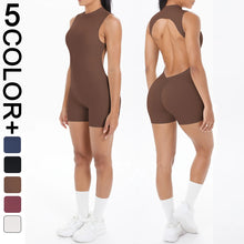 Load image into Gallery viewer, Sleeveless Backless Hollow Yoga Jumpsuit for Woman
