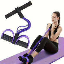Load image into Gallery viewer, 6-Tube Resistance Band, Multi-Functional Elastic Yoga Pull Rope
