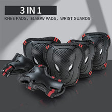 Load image into Gallery viewer, BraceTop 6Pcs/set Teens &amp; Adult Knee Pads Elbow Pads Wrist Guards
