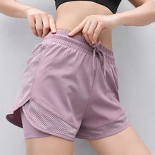 Load image into Gallery viewer, Summer sports shorts, women&#39;s loose casual anti-walking, light speed drying, high-waisted running,
