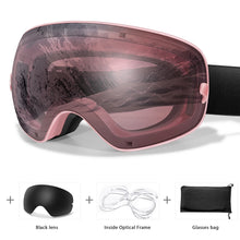 Load image into Gallery viewer, Men Women Outdoor Sports Ski goggles Anti-fog Snowboarding Snowmobile Glasses
