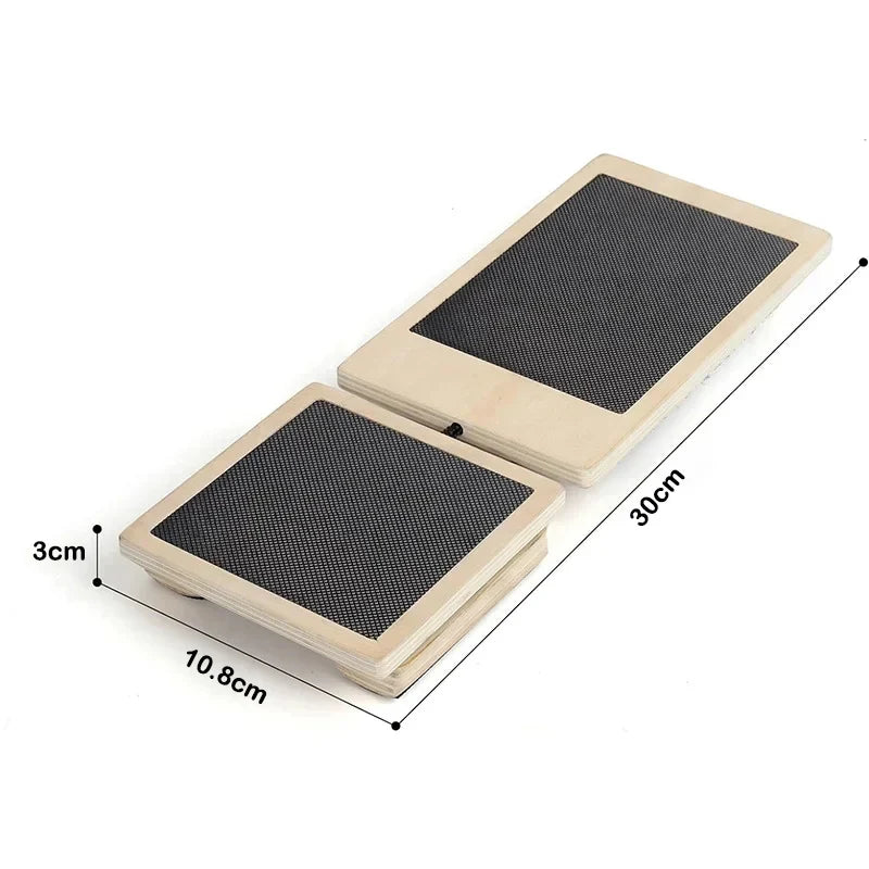 Wooden Foot Trainer Single Foot Balance Board For Ballet Pilates Balance Training Ankle