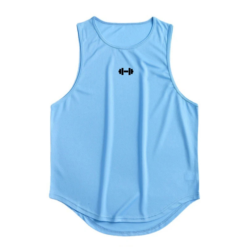 Summer Men's Gym Tank Top Fitness Training Clothing