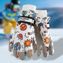 Load image into Gallery viewer, Cute Children's Ski Gloves
