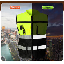 Load image into Gallery viewer, Night Walking Highlight Vests Outdoor Adjustable Safety Vest Lightweight Biking Safety Straps Waterproof Running Gear
