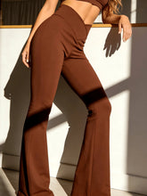 Load image into Gallery viewer, Women V Waist Flare Leggings High Waist Butt Lifting Bootcut Yoga Pants
