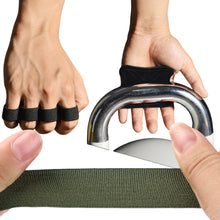 Load image into Gallery viewer, Leather Weight Lifting Training Gloves Palm Protection
