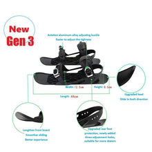Load image into Gallery viewer, Mini Short Ski Skates Skis Boots Skiboards Adjuatable Adults Short Shoe Snowblades
