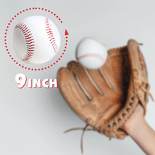 Load image into Gallery viewer, Bucket of Baseballs - 24 Pack Standard Size Adult Training Balls for Pitching, Hitting, Fielding - Unmarked &amp; Leather Covered Pr
