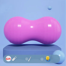 Load image into Gallery viewer, 1 Piece Thickened PVC Capsule Yoga Ball Explosion-Proof Peanut Yoga Ball
