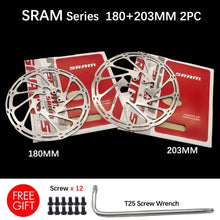 Load image into Gallery viewer, Sram AVID RT56 Bike Brake Rotor Centerline 160 180 203 Hydraulic Disc Brake Rotors
