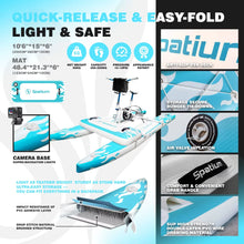 Load image into Gallery viewer, Single Water Bike Inflatable Pedal Boat
