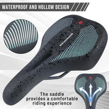 Load image into Gallery viewer, Pro Shock Absorption Bike Saddle – High-Density Gel &amp; Memory Foam
