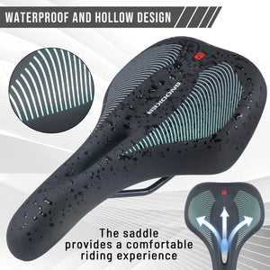 Pro Shock Absorption Bike Saddle – High-Density Gel & Memory Foam