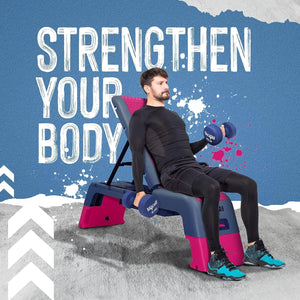 Multifunctional Aerobic Deck - Versatile Fitness Station, Weight Bench, Aerobic Stepper, Plyometrics Box