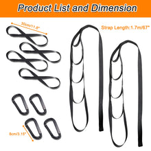 Load image into Gallery viewer, Adjustable Dumbbell Spotter Straps
