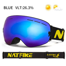 Load image into Gallery viewer, NATFIRE Ski Goggles Double Layers Anti-fog UV400
