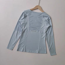 Load image into Gallery viewer, Women's Slim Fit Long Sleeve  Top Quick Dry Breathable Fitness Pilates Running Sports Wear
