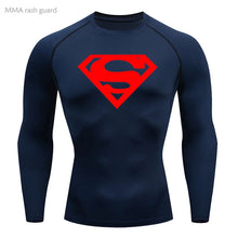 Load image into Gallery viewer, Sports Compression Shirt Men's T-Shirt Short Sleeve Quick Dry Summer Fitness Top Bodybuilder T-shirt Running
