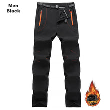 Load image into Gallery viewer, LNGXO Thick Warm Fleece Hiking Pants Men
