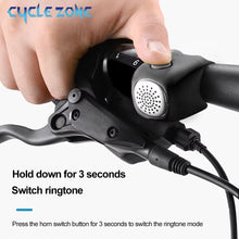 Load image into Gallery viewer, Electric Bicycle Bell Bike Horn 3 Sound Mode
