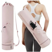 Load image into Gallery viewer, Yoga backpack, large capacity yoga mat bag, waterproof, adjustable shoulder straps
