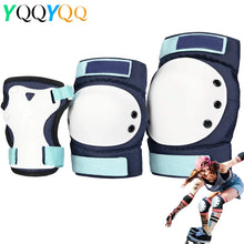 Load image into Gallery viewer, Adult/Youth/Junior Knee Pads Elbow Pads Wrist Guards 3 in 1 Protective Gear, for Skateboard
