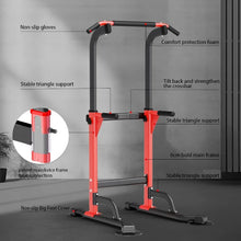 Load image into Gallery viewer, Dip Station - Home Gym Strength Training Pull-Ups Dip-Ups 330Lbs
