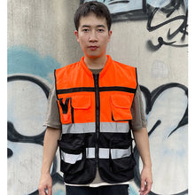 Load image into Gallery viewer, Night Walking Highlight Vests Outdoor Adjustable Safety Vest Lightweight Biking Safety Straps Waterproof Running Gear
