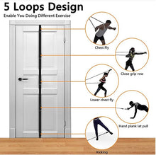 Load image into Gallery viewer, Multifunctional Home Fitness Equipment Elastic Rope Door Pull Strap
