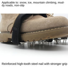 Load image into Gallery viewer, 10/26Teeth Ice Gripper Spike for Shoes Winter Outdoor Anti-Slip Hiking Mountain Climbing
