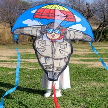 Load image into Gallery viewer, free shipping Cartoon skydiving kite parachute wind kite
