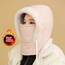 Load image into Gallery viewer, Cold Weather Thermal Balaclava Scarf Winter Windproof Hood Hat Plush Neck Warmer Ski Face Mask
